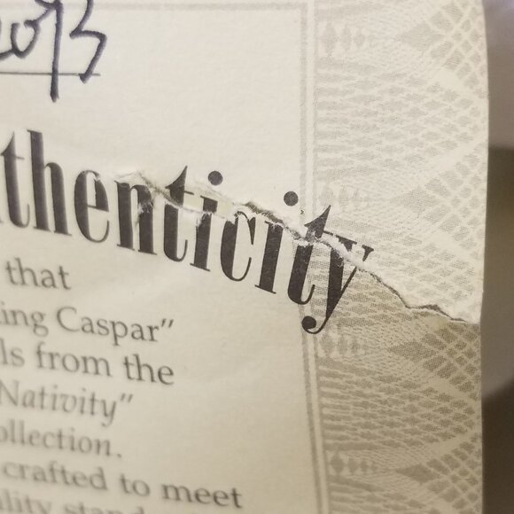 Silver Blessings Nativity Christmas Tree Collection Angel & King Caspar Figurine - Picture 15 of 15